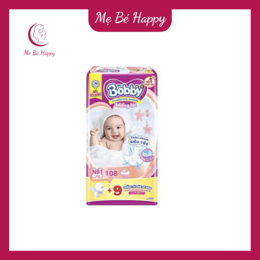 Miếng lót sơ sinh Bobby Newborn 1-108 miếng