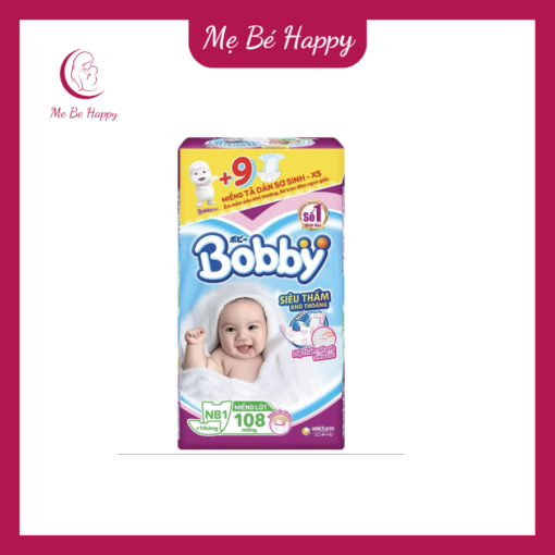 Miếng lót sơ sinh Bobby Newborn 1-108 miếng