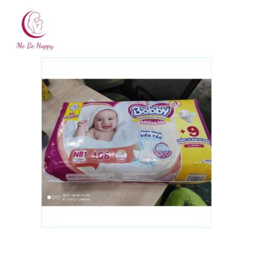 Miếng lót sơ sinh Bobby Newborn 1-108 miếng